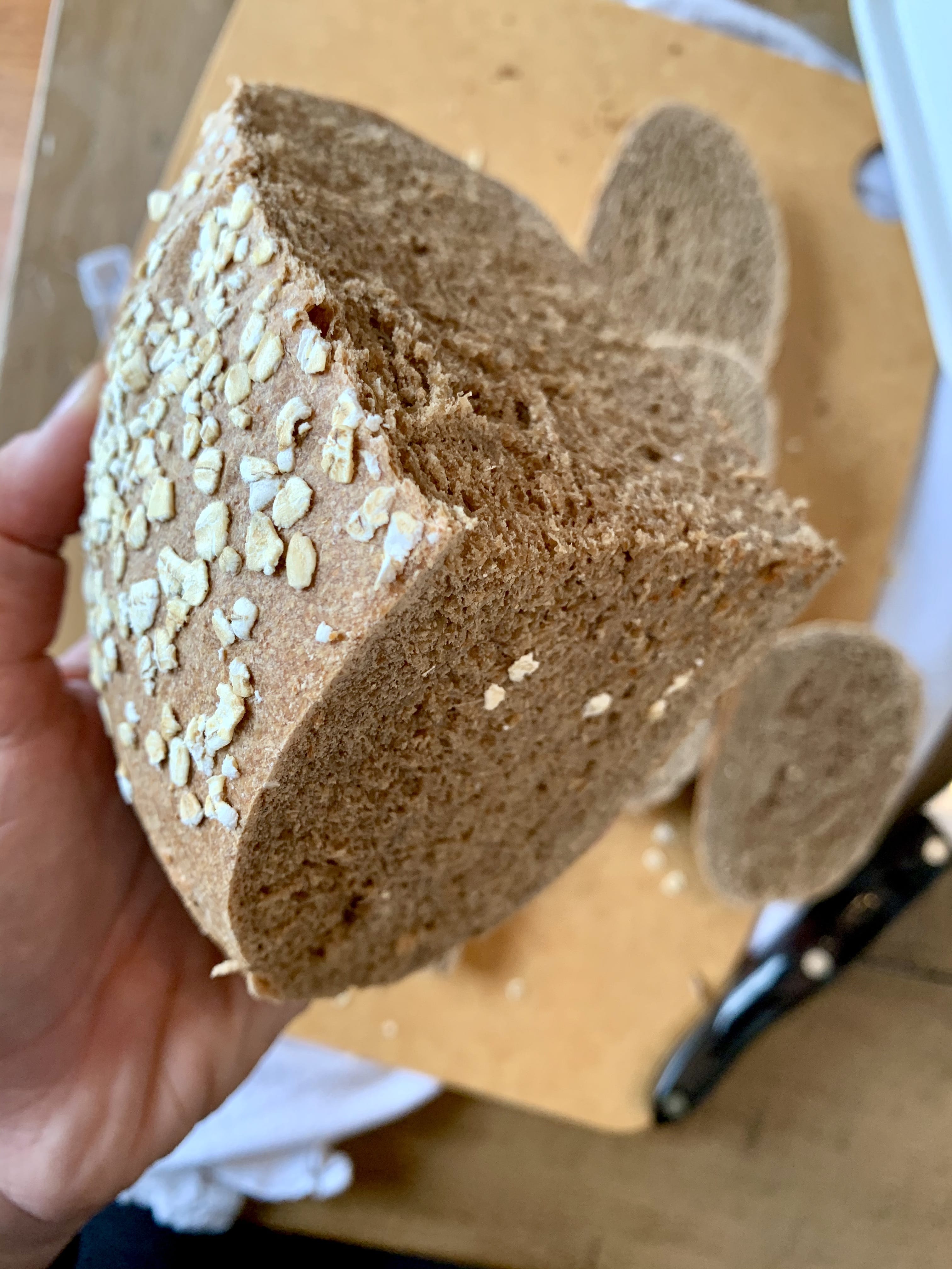Hearty Molasses Brown Bread