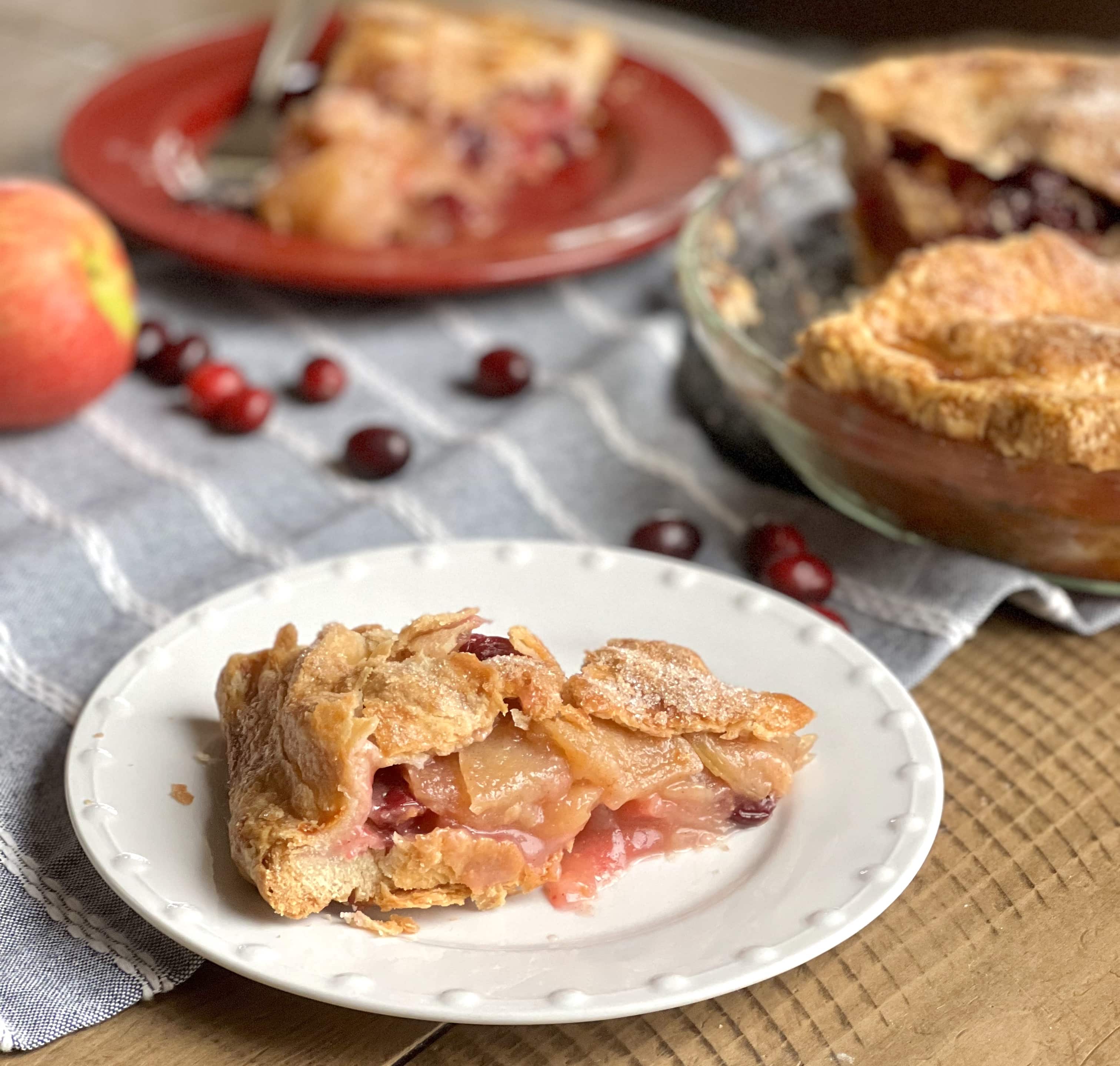 Cranberry Apple Pie (Sourdough Pie Crust)