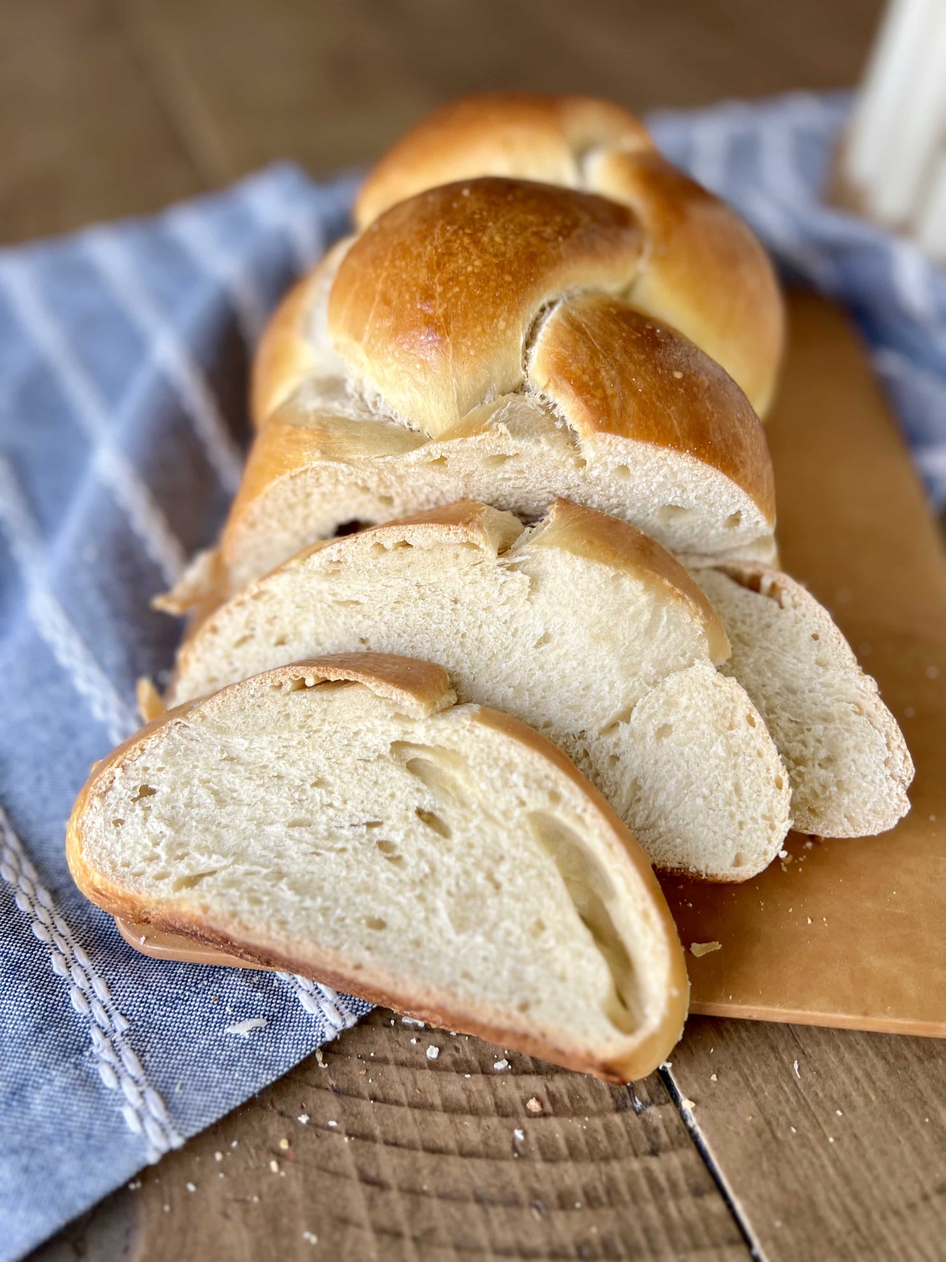 Braided Sourdough Challah Bread